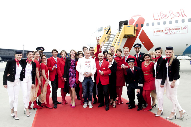 Austrian Airlines Life Ball Ankunft VIP - Fotos Austrian Airlines/Michele Pauty