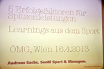 Business Lounge - Learnings aus dem Sport - Fotos G.Langegger