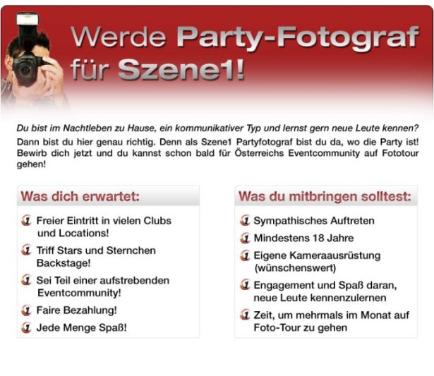 Fotografen Gesucht