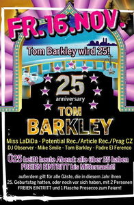 25 anniversary of Tom Barkley