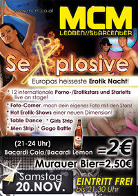 Sexplosive, Europas heisseste Erotik Nacht!