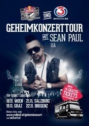 Red Bull Brandwagen & Ö3 auf Geheimkonzerttour mit Sean Paul