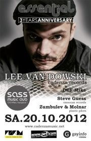 Essential 3 Years Anniversary pres Lee Van Dowski