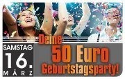 Deine 50Euro Geburtstagsparty